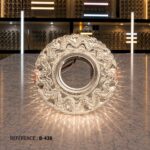 Spot LED décoratif rond – Design ondulé