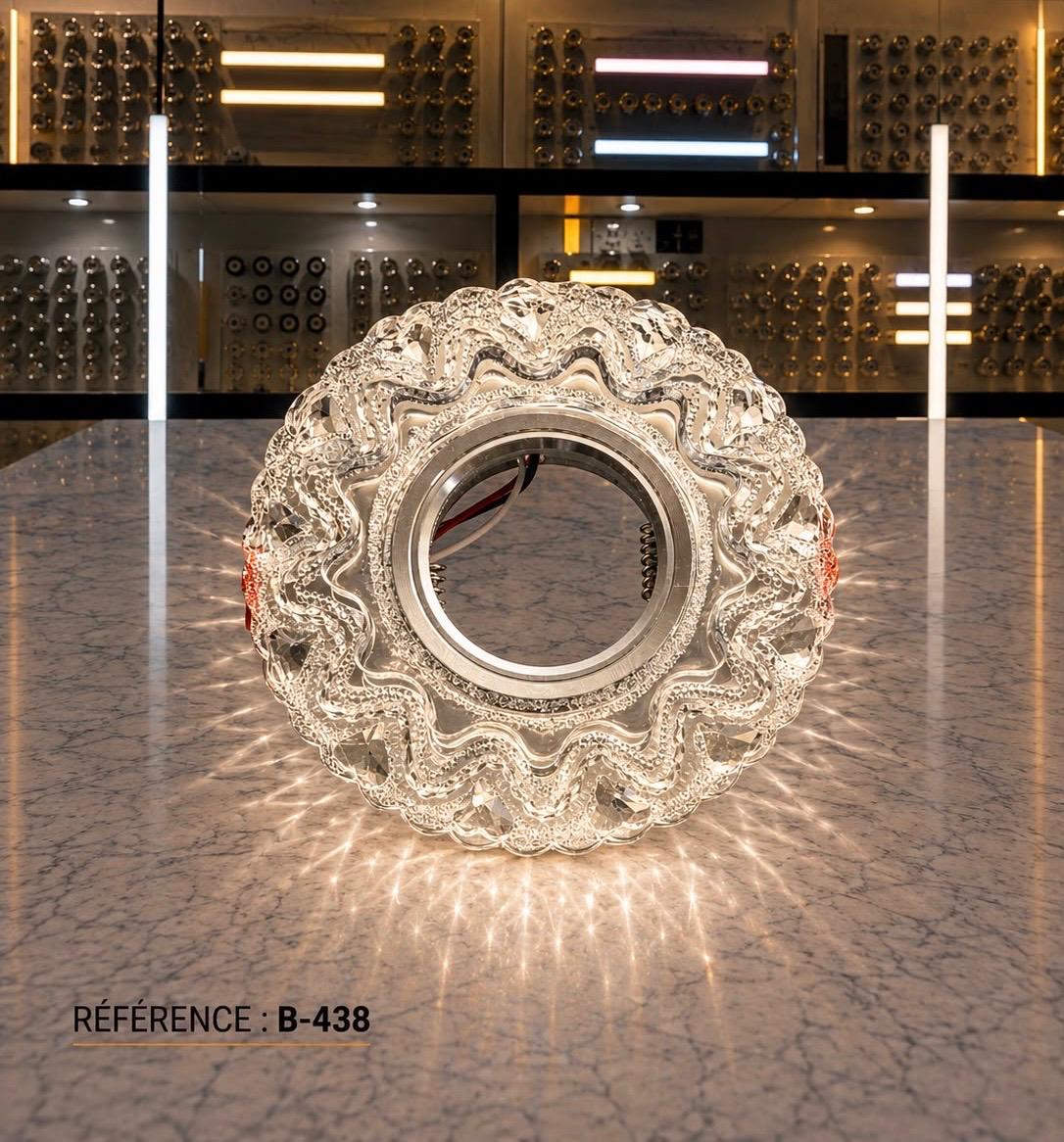 WhatsApp Image 2026-08-11 at 10.32.44 (1) Spot LED décoratif rond – Design ondulé – Image 1