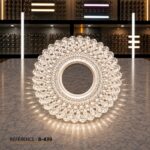 Spot LED décoratif rond – Design pétales