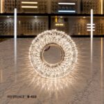 Spot LED décoratif rond – Design floral